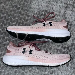 Under Armour Shoes Womens 7 Charged Pursuit Sneakers Running Workout Road Pink